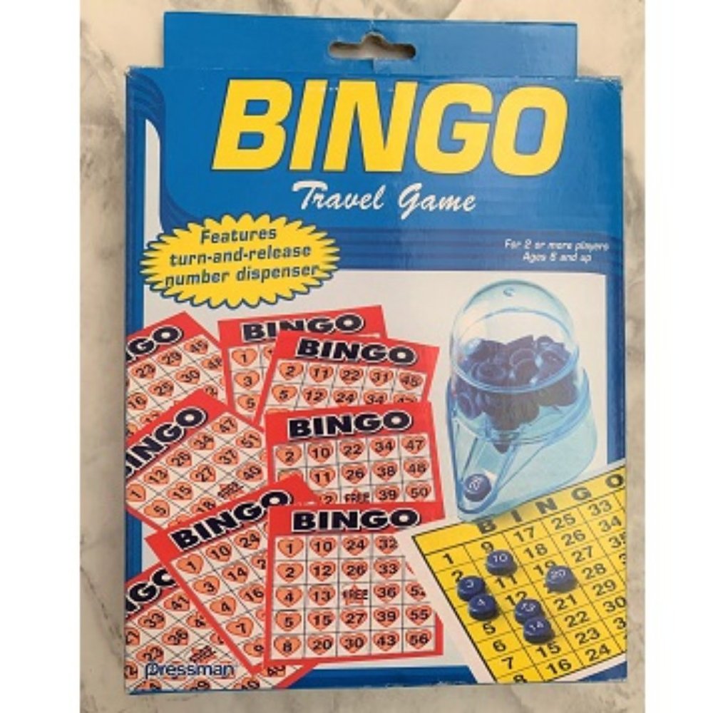 Pressman Bingo Travel Game